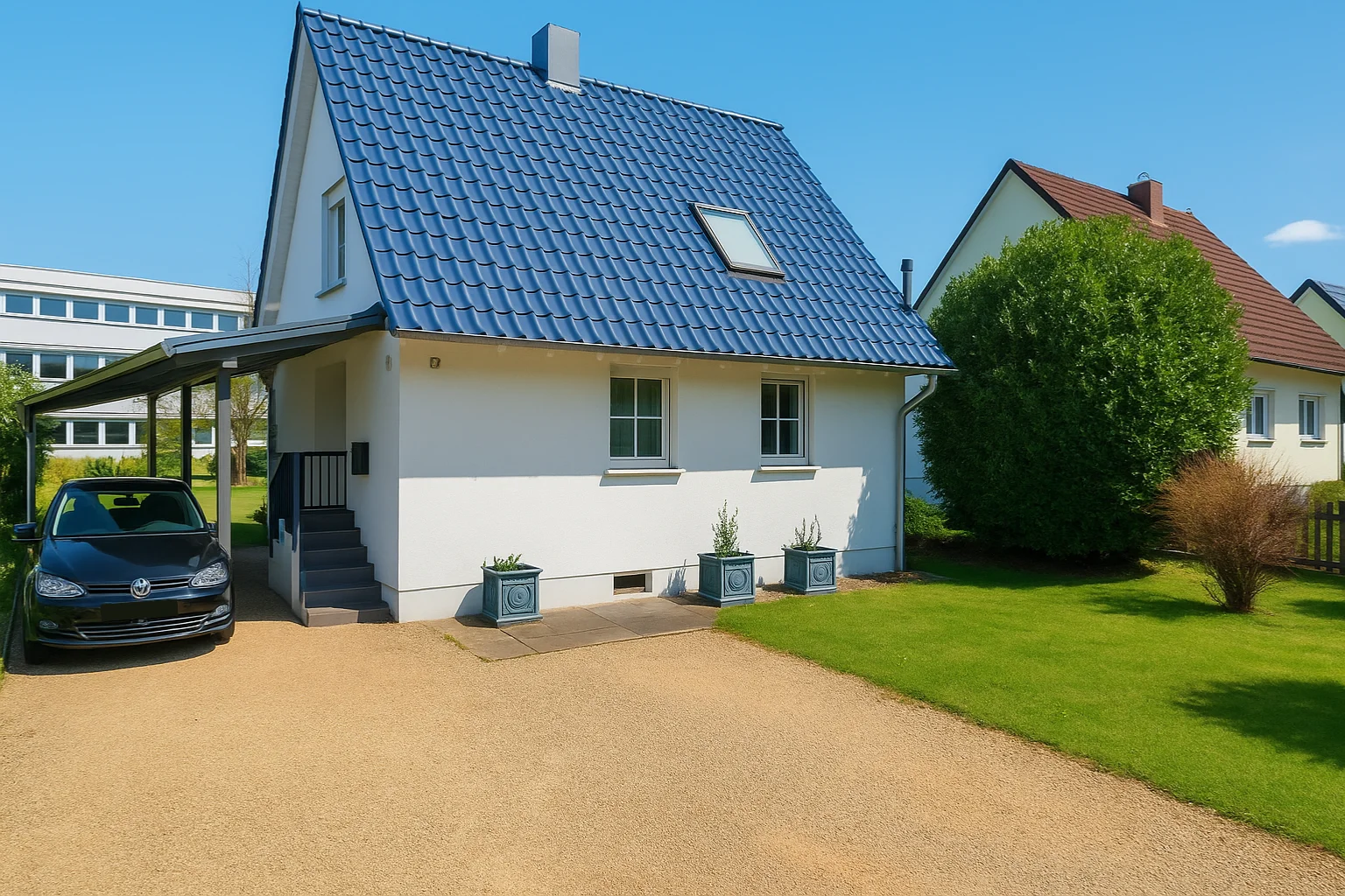 Aussenansicht Kükennest, in Salem.